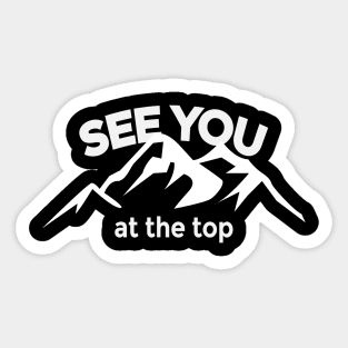 Mountain Climbing Sticker